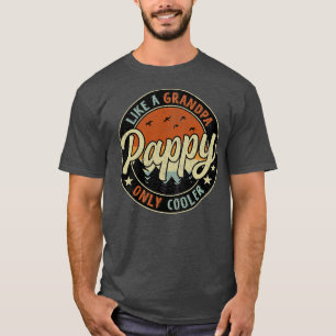 Pappy som en "Grandpa Only Cooler Vintage Retro" T Shirt