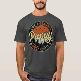 Pappy som en "Grandpa Only Cooler Vintage Retro" T Shirt