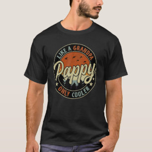 Pappy som en Tjock för återrullning av Vintage med T Shirt