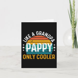 Pappy som en Tjock för Vintage med enbart en morfa Kort