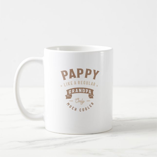 Pappy som en vanlig morfar... kaffemugg (Vänster)