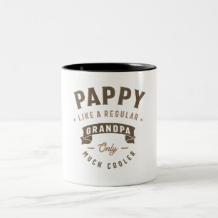 Pappy som en vanlig morfar... Två-Tonad mugg