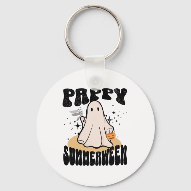 Pappy Summerween Ob Nurse Halloween Ghost with Spe Nyckelring (Framsida)