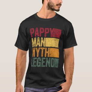 Pappy the Man the Myth the Legend Fars dag Gif T Shirt