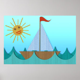 Pappyachtaffisch Poster