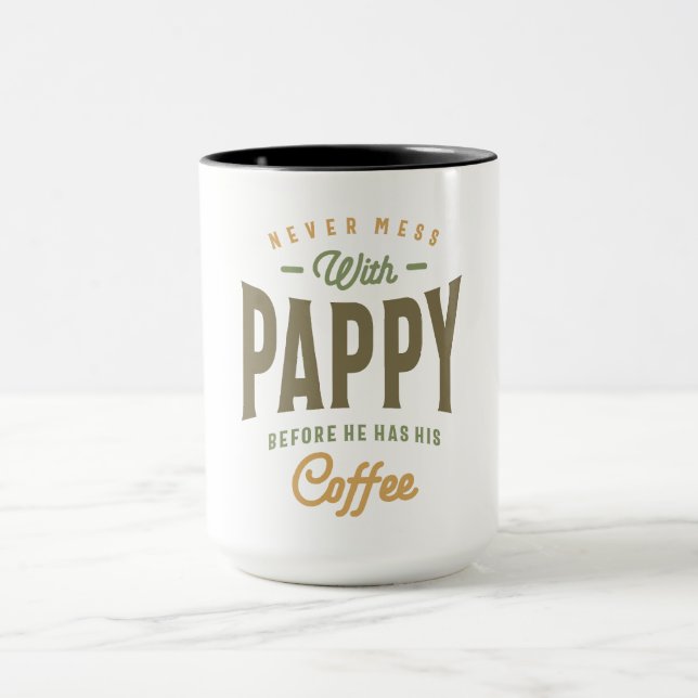 Pappys kaffemaskin! Pappa och Grandpa Mugg (Center)