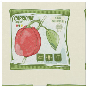 Paprika av Capsicum Red Tyg