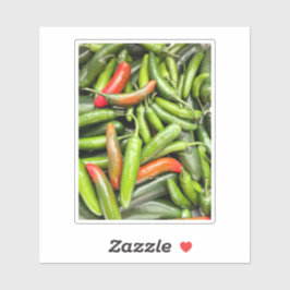 Paprika av Grönt Klistermärken