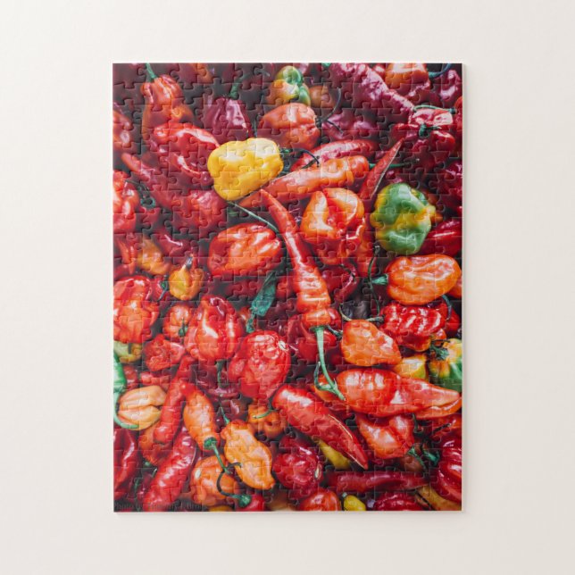 Paprika av Red Chili Peppers Pussel (Vertikal)