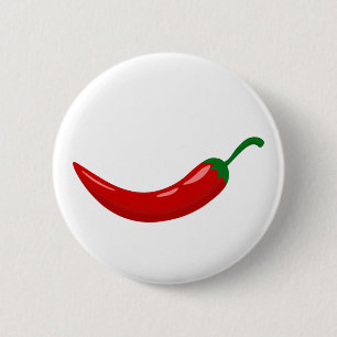 Paprika av röd hett knapp