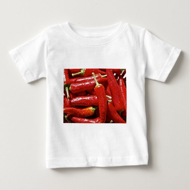 Paprika av röd hett t shirt (Framsida)