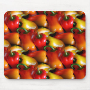 Paprika av rött och Gult Musmatta