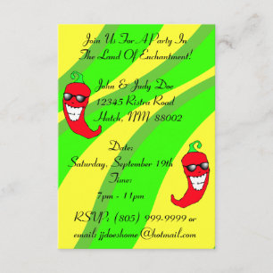 Paprika från Lycklig Chiles pepper Ristra Chile NM Inbjudningar