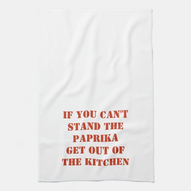 PAPRIKA KITCHEN TOWEL - ORANGE KÖKSHANDDUK (Vertikal)