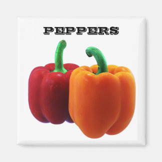 Paprika - (Kvadratroten i färgen Fridge) Magnet