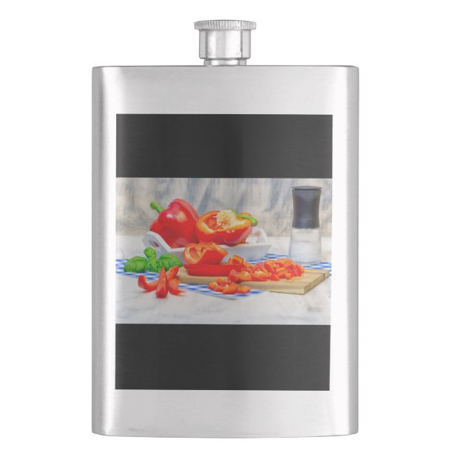Paprika lever fortfarande fickplunta (Framsidan)