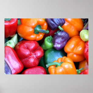 Paprika med blandad skal poster