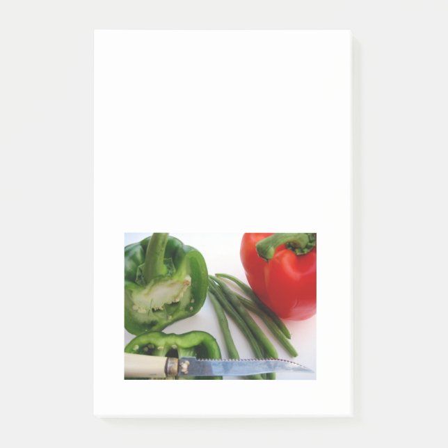 Paprika och bönor post-it block (Framsida)