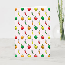 Paprika och långpaprika inbjudan