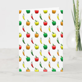 Paprika och långpaprika inbjudan