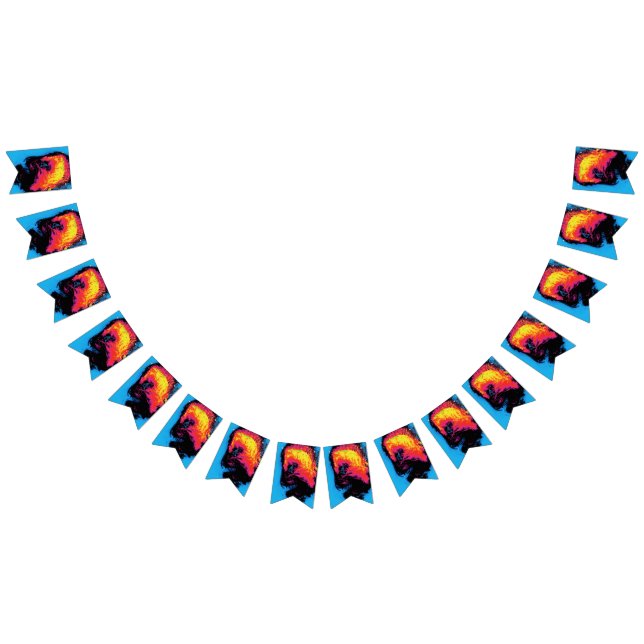 Paprika och plast, silvrade vimplar (Alla)