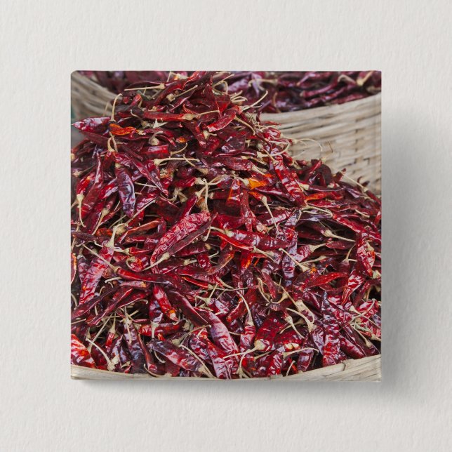 Paprika på den lokala marknaden knapp (Framsida)