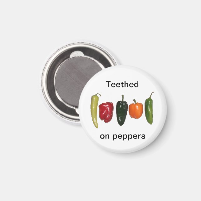 Paprika på en rad magnet (Front/Back)