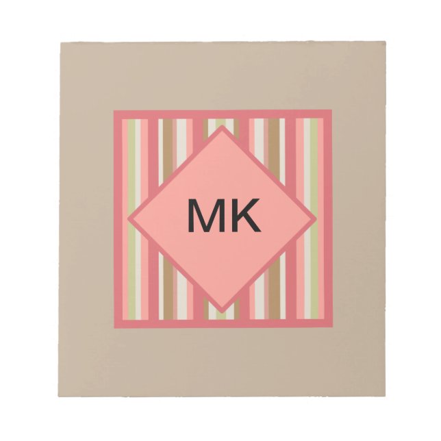 Paprika Rand Mönster Anteckningsblock (Framsida)