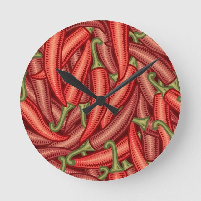 Paprika Rund Klocka (Framsida)
