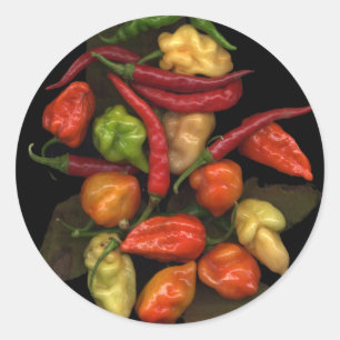 Paprika Runt Klistermärke