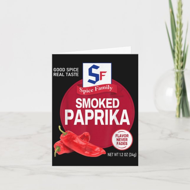 Paprika Sce Group Family Matching Halloween Outfit Kort (Framsida)