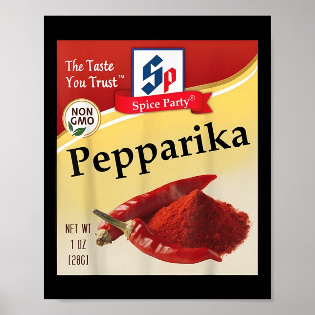 Paprika-villkorskostnad för Helgdag Spice Group Co Poster (Framsidan)