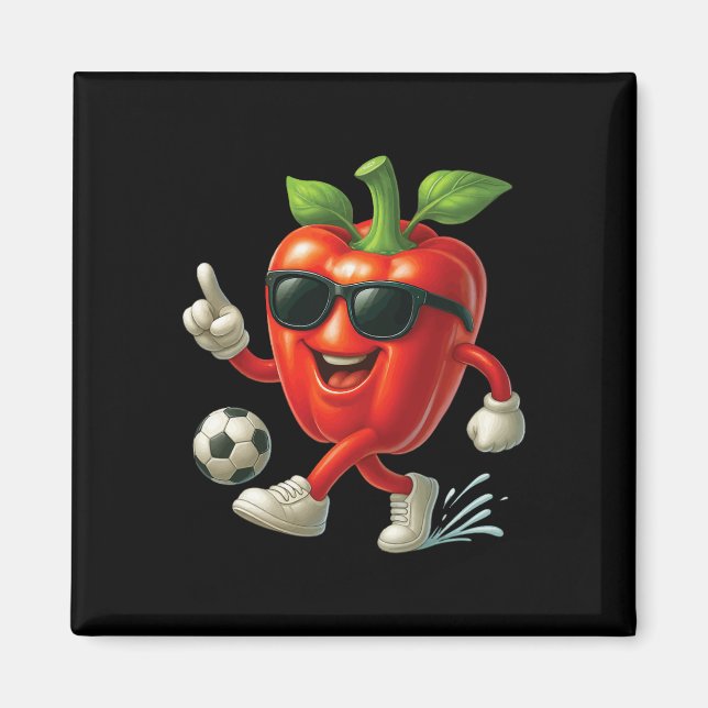Paprikafotboll  magnet (Framsidan)