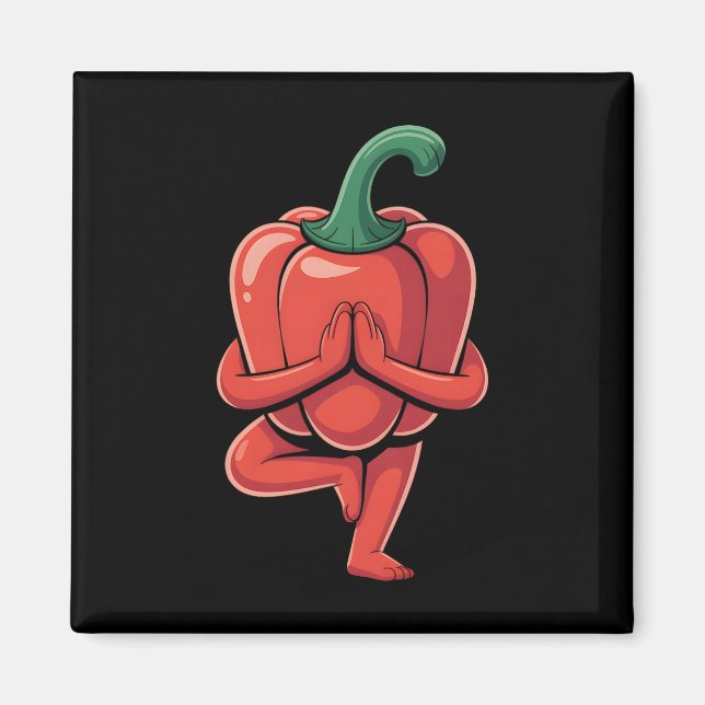 Paprikayoga  magnet (Framsidan)