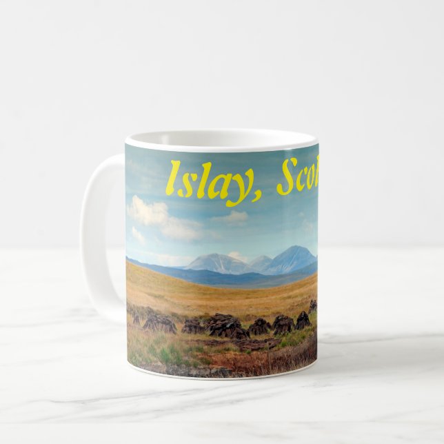 Paps of Jura from Islay, Skottland Kaffemugg (Framsida vänster)