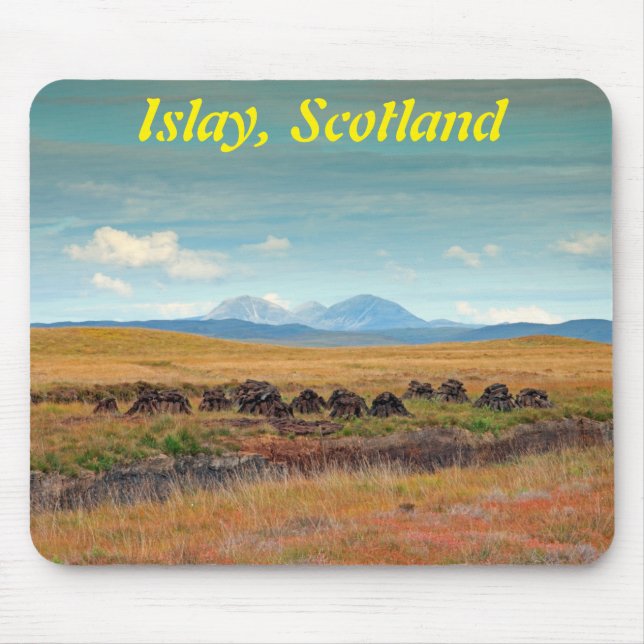 Paps of Jura from Islay, Skottland Musmatta (Framsidan)