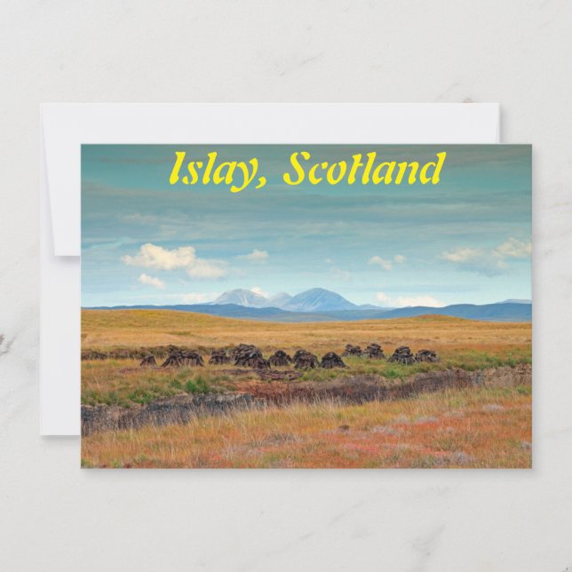 Paps of Jura from Islay, Skottlands kort (Framsida)
