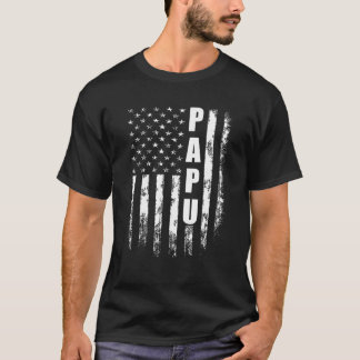 Papu American USA flagga Papu Cooler Far dag T Shirt