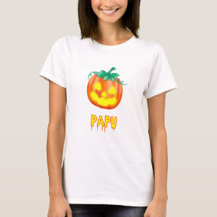 Papu Halloween Family Jack o lantern Pumpkin T Shirt