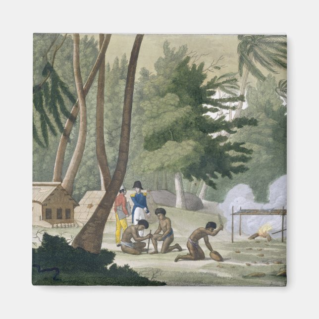 Papu-klanen på Isle of Rawak, tallrik 20 från Le L Magnet (Framsidan)