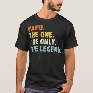 Papu One OnlyFunny Fars dag för Grandpa Pap T Shirt