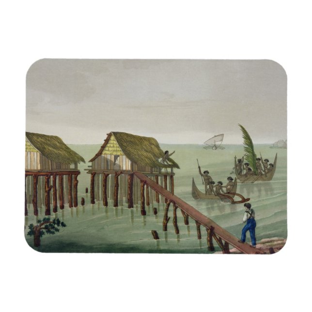 Papu Tribe, Rawak, tallrik 22 från Magnet (Horisontell)