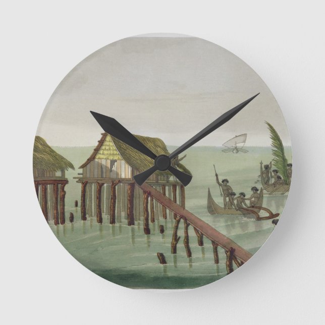 Papu Tribe, Rawak, tallrik 22 från Rund Klocka (Framsida)