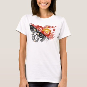 Papua-new Guinea flagga Tee Shirt