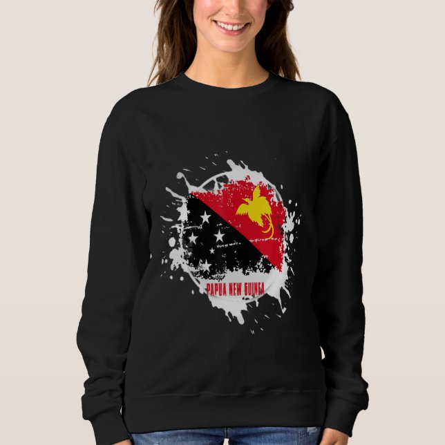 Papua New Guinea Splash T Shirt (Framsida)