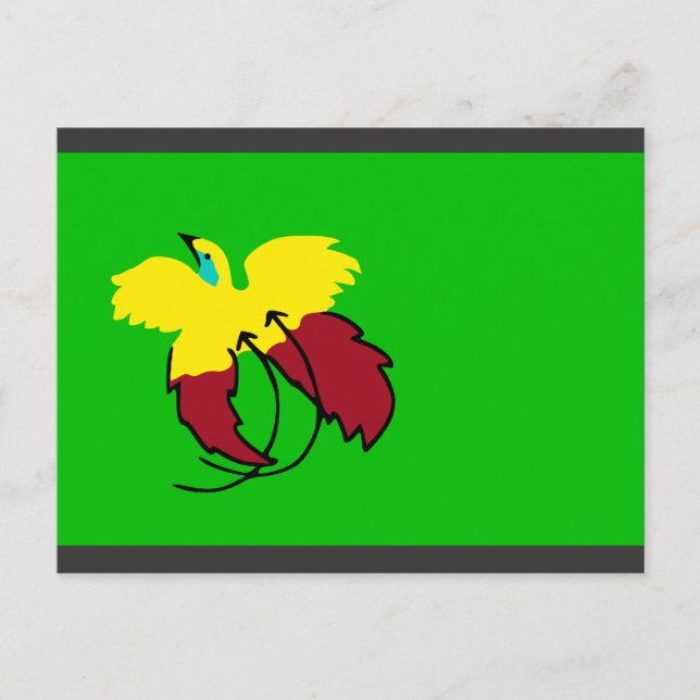 Papua Nya Guinea 1965, Papua Nya Guinea Vykort (Framsida)