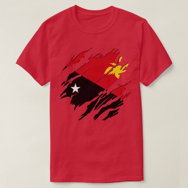 Papua Nya Guinea Alltid T Shirt (Design framsida)
