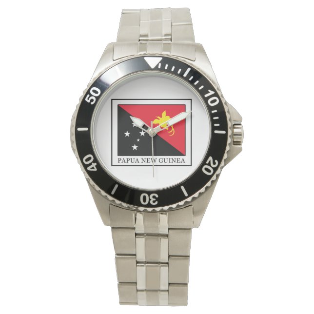 Papua Nya Guinea Armbandsur (Framsida)