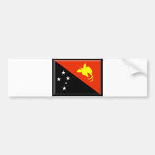 Papua Nya Guinea flagga Bildekal