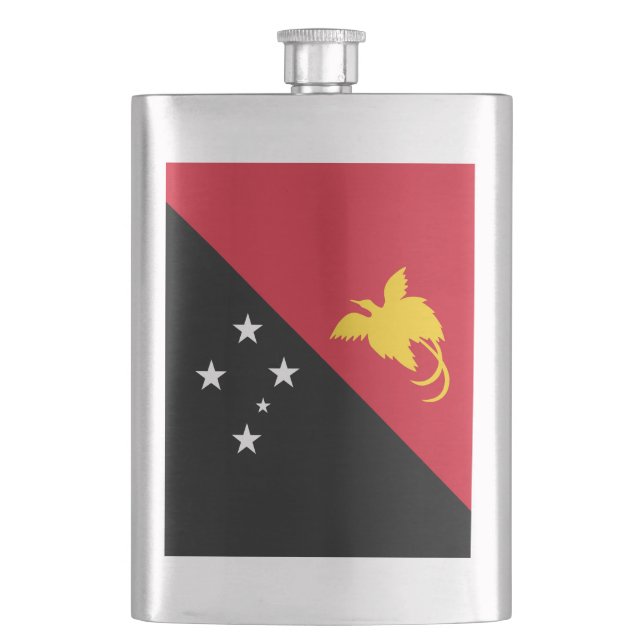 Papua Nya Guinea flagga Fickplunta (Framsidan)